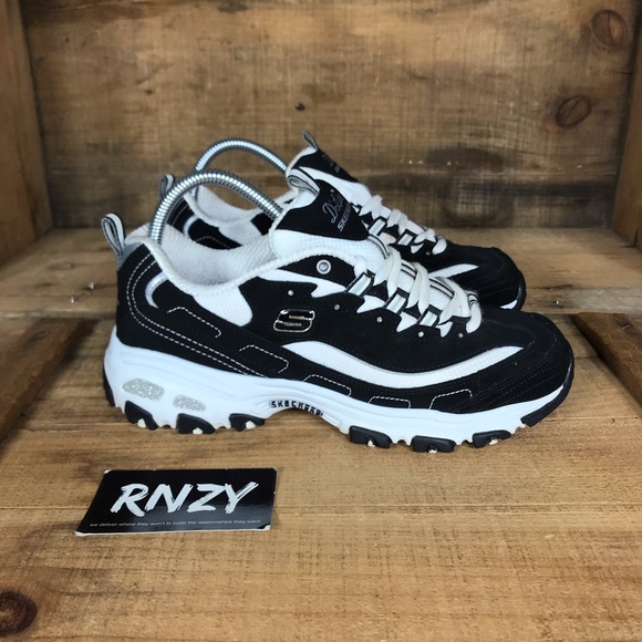 Skechers Shoes - Skechers D Lites Memory Foam Wide Fit